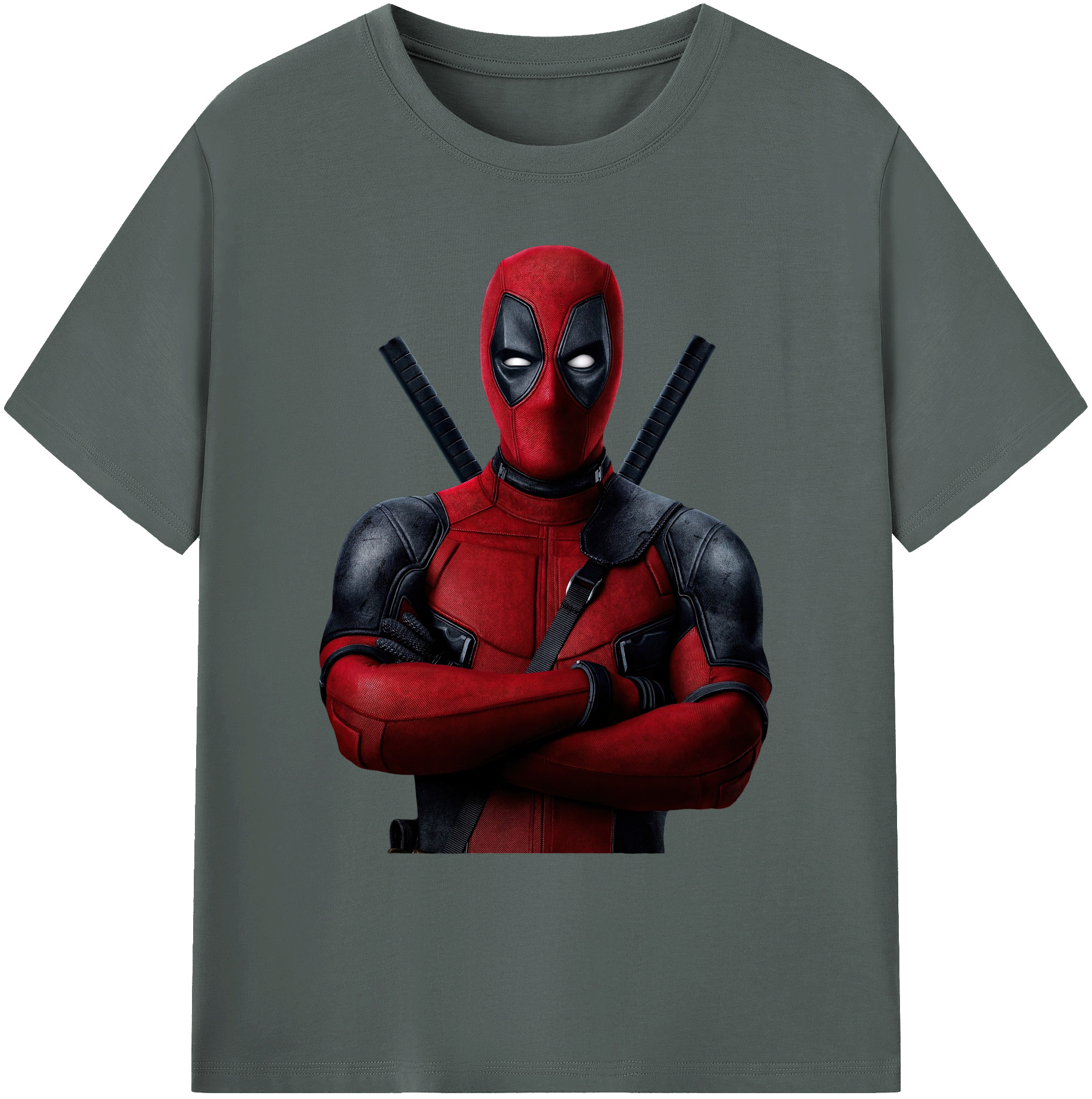 （画像用） Deadpool デッドプール 綿100％ メンズ半袖Tシャツ｜肌触りやわらか＆通気性